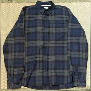 Norse Projects Anton Flannel Checked Shirt Men's Size Large Made in Romania